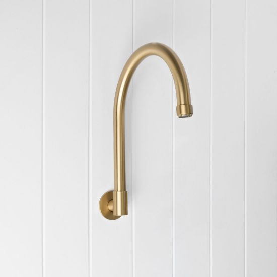 Melbourne Swivel Spout Brushed Brass