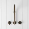 Melbourne Swivel Spout + Cross Taps Antique Brass