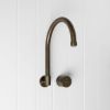 Melbourne Swivel Spout +Progressive Mixer Antique Brass