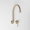 Melbourne Swivel Spout + Wall Mixer Warm Brushed Nickel