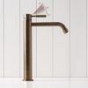 Melbourne Tall Basin Mixer Antique Brass