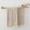 Melbourne Double Towel Rail 600mm Warm Brushed Nickel