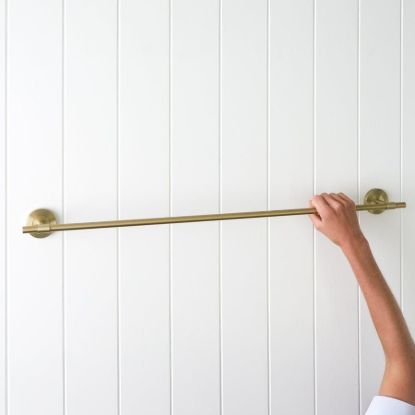 Melbourne Towel Rail 750mm Warm Brushed Nickel