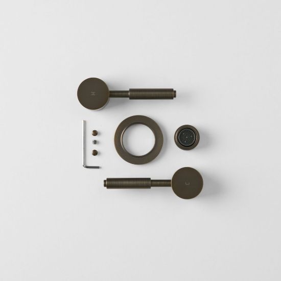 Melbourne Twin Taps Trim Kit Antique Brass