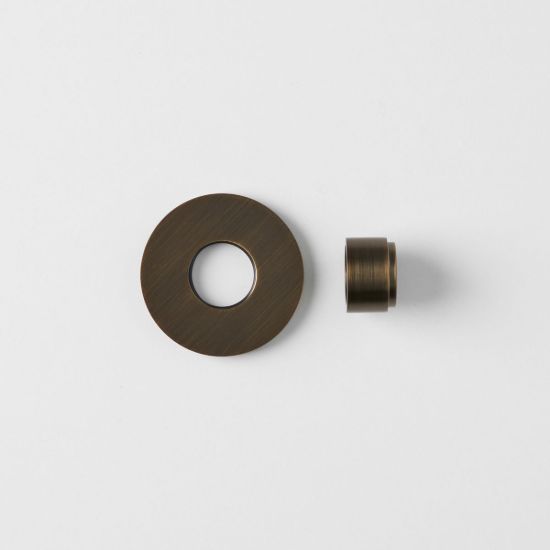 Melbourne Wall & Swivel Spout Aerator Antique Brass
