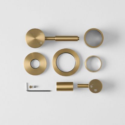 Melbourne Shower and Diverter Trim Kit Brushed Brass