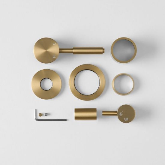 Melbourne Shower and Diverter Trim Kit Brushed Brass