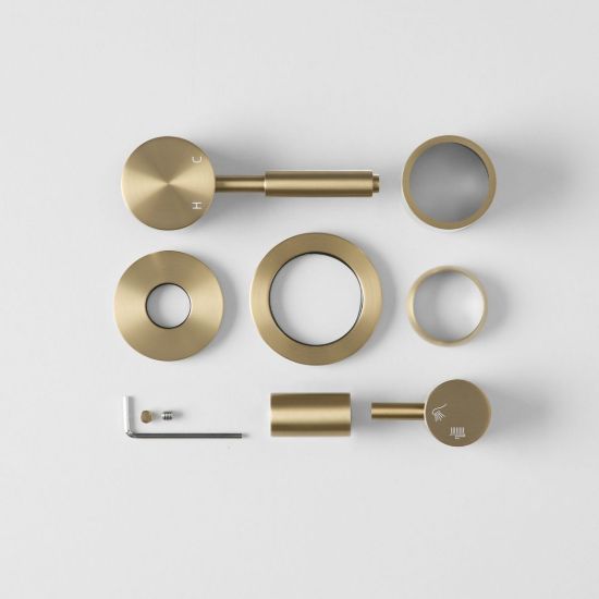 Melbourne Shower and Diverter Trim Kit Warm Brushed Nickel