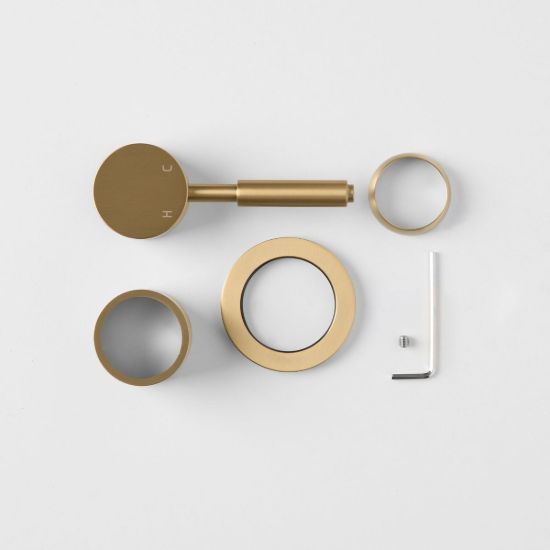 Melbourne Wall Mixer Trim Kit Brushed Brass