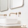 Melbourne Wall Spout + Mixer Warm Brushed Nickel
