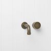 Melbourne Wall Spout + Progressive Mixer Antique Brass