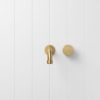 Melbourne Wall Spout + Progressive Mixer Brushed Brass