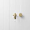 Melbourne Wall Spout +Progressive Mixer Warm Brushed Nickel