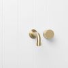 Melbourne Wall Spout +Progressive Mixer Warm Brushed Nickel