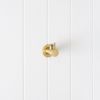 Mini Cistern Stop Brushed Brass