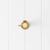 Mini Cistern Stop Brushed Brass