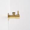 Mini Cistern Stop Brushed Brass