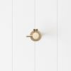 Mini Cistern Stop Warm Brushed Nickel