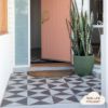 Neds Beach Encaustic Look Square Tile