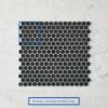 Broadwater Black Gloss Penny Round Mosaic Tile