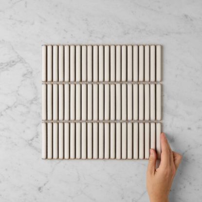 Coogee Antique White Kit Kat Mosaic tile