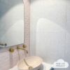 Coral Bay Gloss Pink Fish Scale Tile