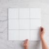 Newport Gloss Large Square White Tile