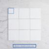 Newport Gloss Large Square White Tile