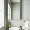 Newport Gloss Mini Subway Sage Green Tile