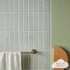 Newport Gloss Mini Subway Sage Green Tile