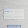 Newport Gloss Mini Subway White Tile
