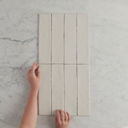 Newport Gloss Subway Bone Tile