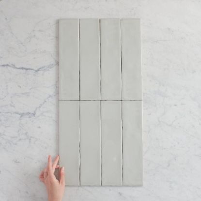 Newport Gloss Subway Sage Green Tile
