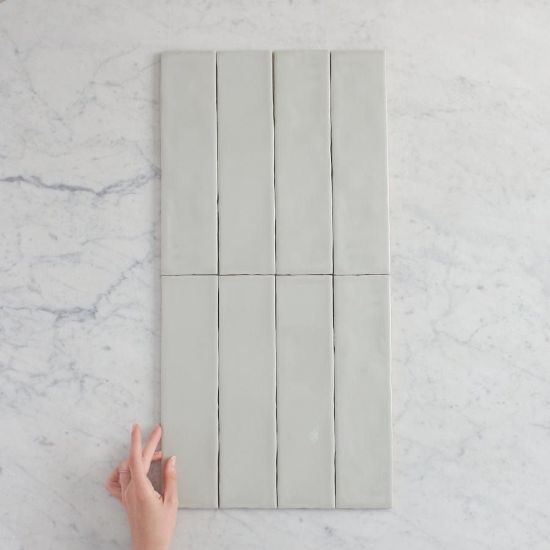 Newport Gloss Subway Sage Green Tile