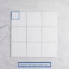 Newport Matte Large Square White Tile