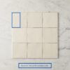 Newport Matte Bone Mixed Square Tile