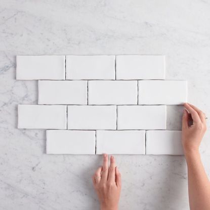 Newport Matte Small White Subway Tile