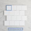 Newport Matte White Small Square Tile