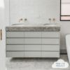 Newport Matte White Small Square Tile