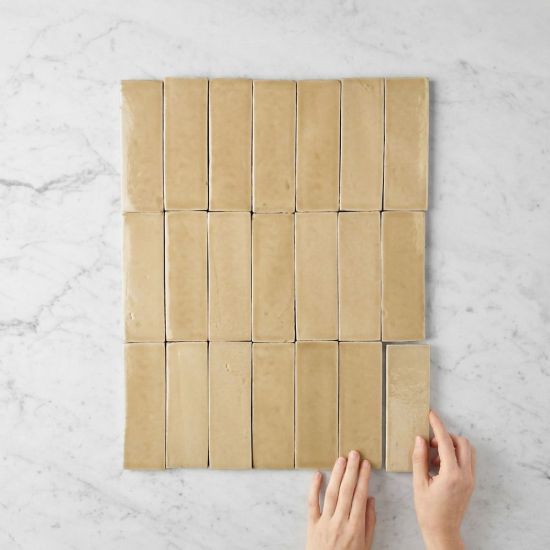 Noosa Gloss Zellige Beige Subway Tile