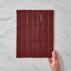 Noosa Gloss Zellige Burgundy Subway Tile