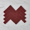 Noosa Gloss Zellige Burgundy Subway Tile