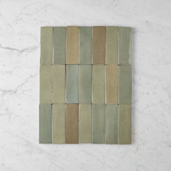 Noosa Gloss Zellige Green Subway Tile