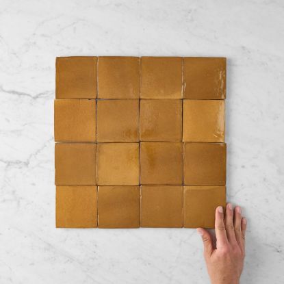 Noosa Gloss Zellige Honey Square Tile