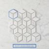 Oakley Cube Carrara Matte Mosaic Tile