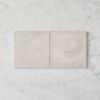 Ocean Beach White Encaustic Look Square Tile
