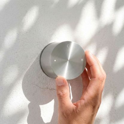 Outdoor Round Wall Progressive Mixer Stainless Steel