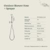 Outdoor Shower hose + Sprayer Stainless Steel