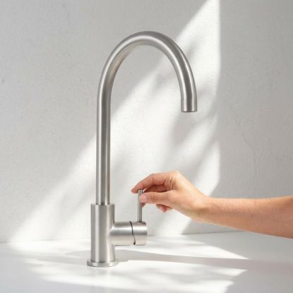 Outdoor Sydney Round Kitchen Mixer Stainless Steel