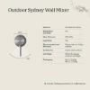 Outdoor Sydney Wall Mixer Stainless Steel